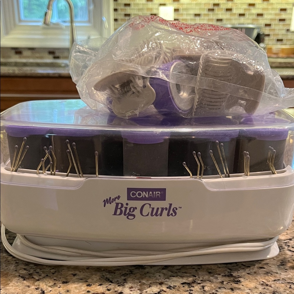 Conair More Big Curls Hair Rollers - Purple and White